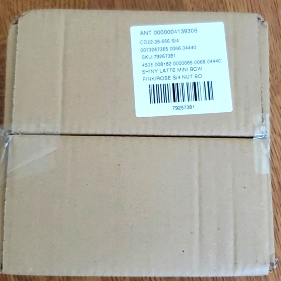 Anthropologie Shiny Mini Latte Bowls - set of 4 - apricot pink - Picture 14 of 14